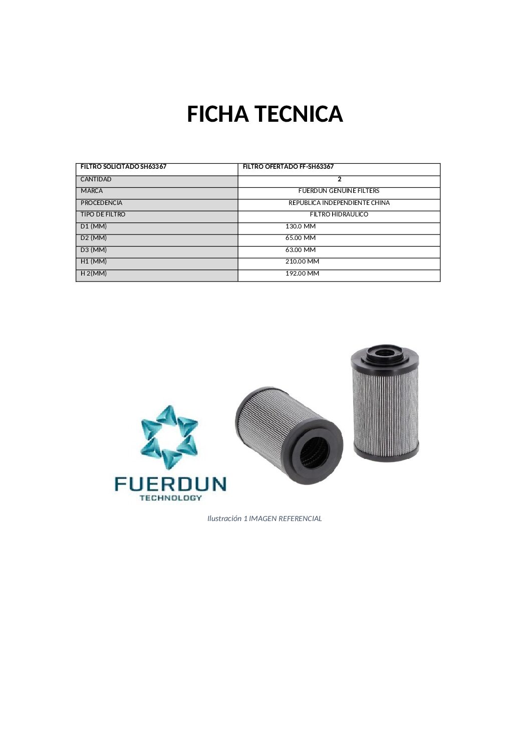 FILTRO  HIDRAULICO