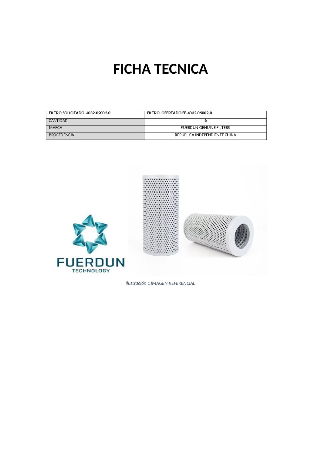 FILTRO DE COMBUSTIBLE