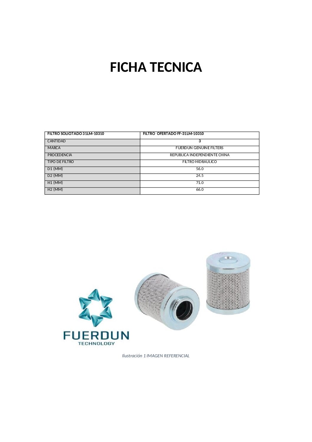 FILTRO PILOTO