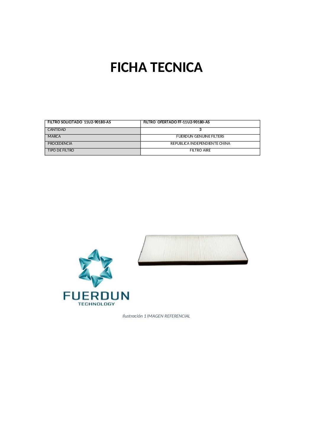 FILTRO DE AIRE CABINA
